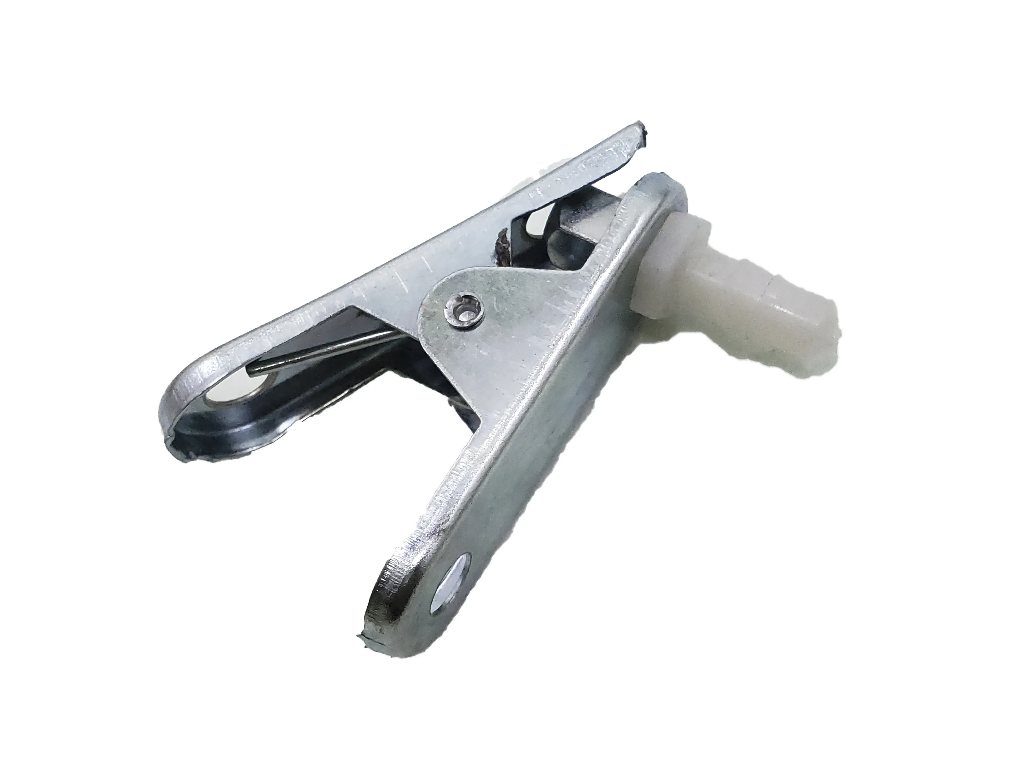 Racord pinza de plastico para inflador de pie